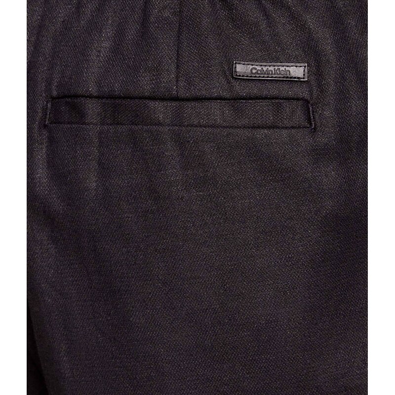 Calvin Klein Lněné šortky chino | Straight fit