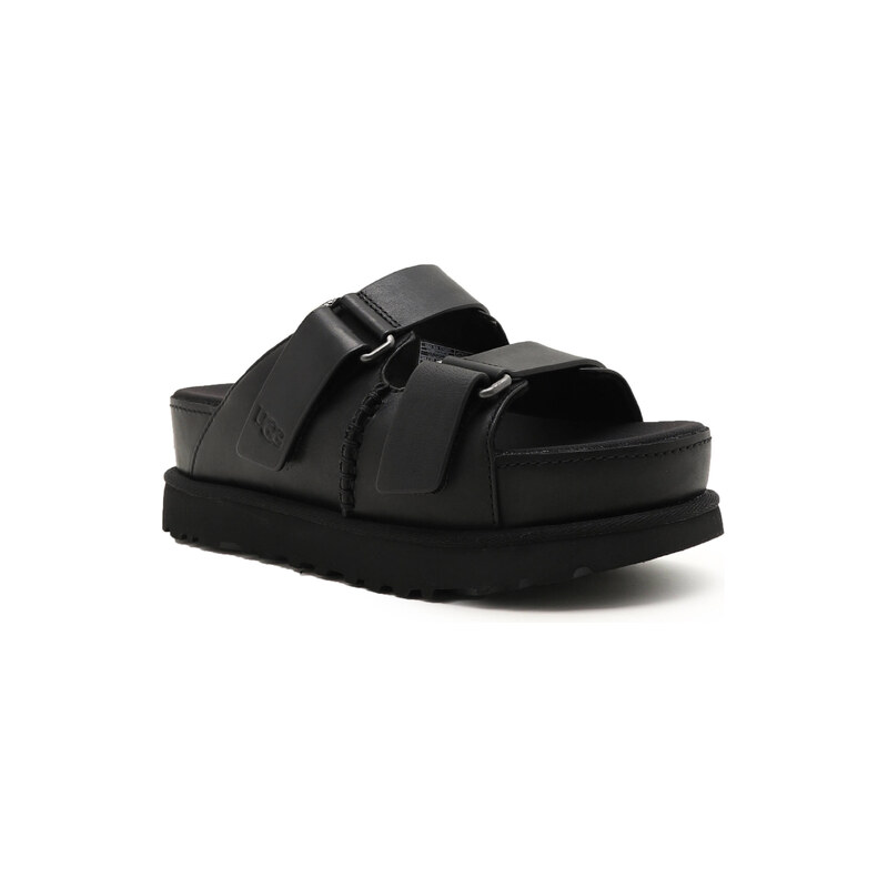 UGG Kožené pantofle W GOLDENSTAR HI SLIDE 90244492