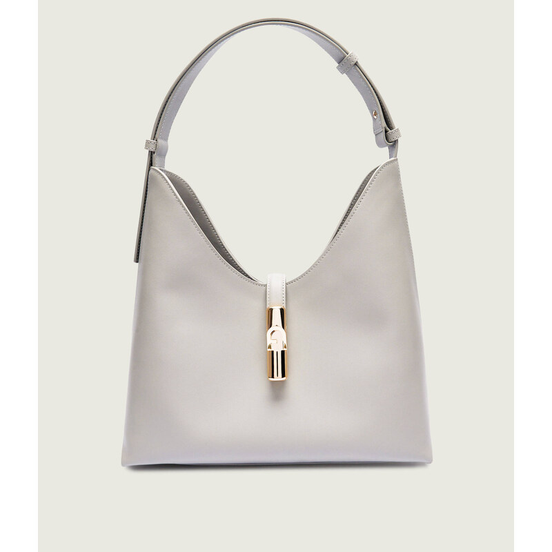 Furla Kožené hobo kabelka FURLA GOCCIA