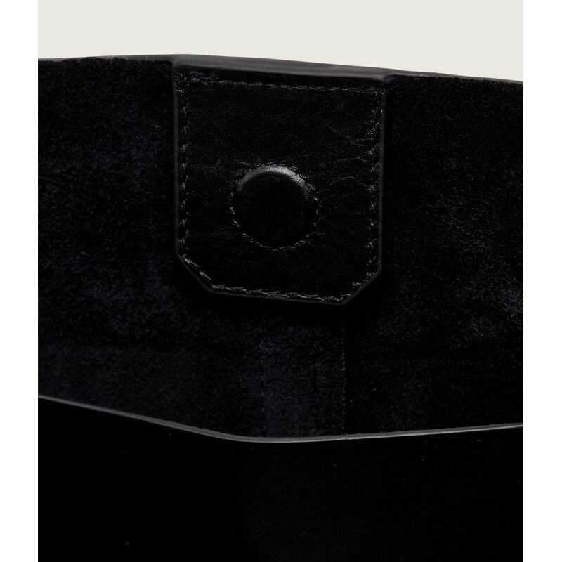 AllSaints Kožená kabelka shopper ASHA