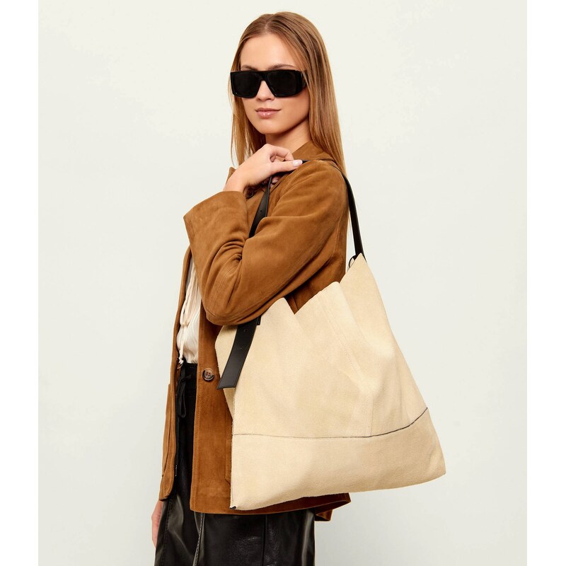 AllSaints Kabelka shopper ASHA | semiš