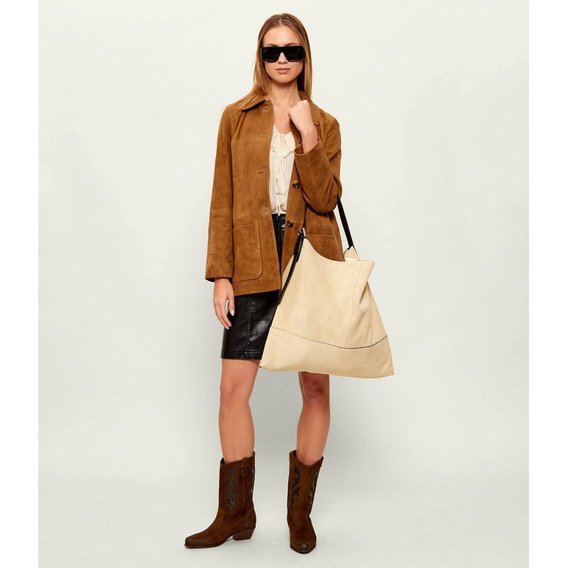 AllSaints Kabelka shopper ASHA | semiš