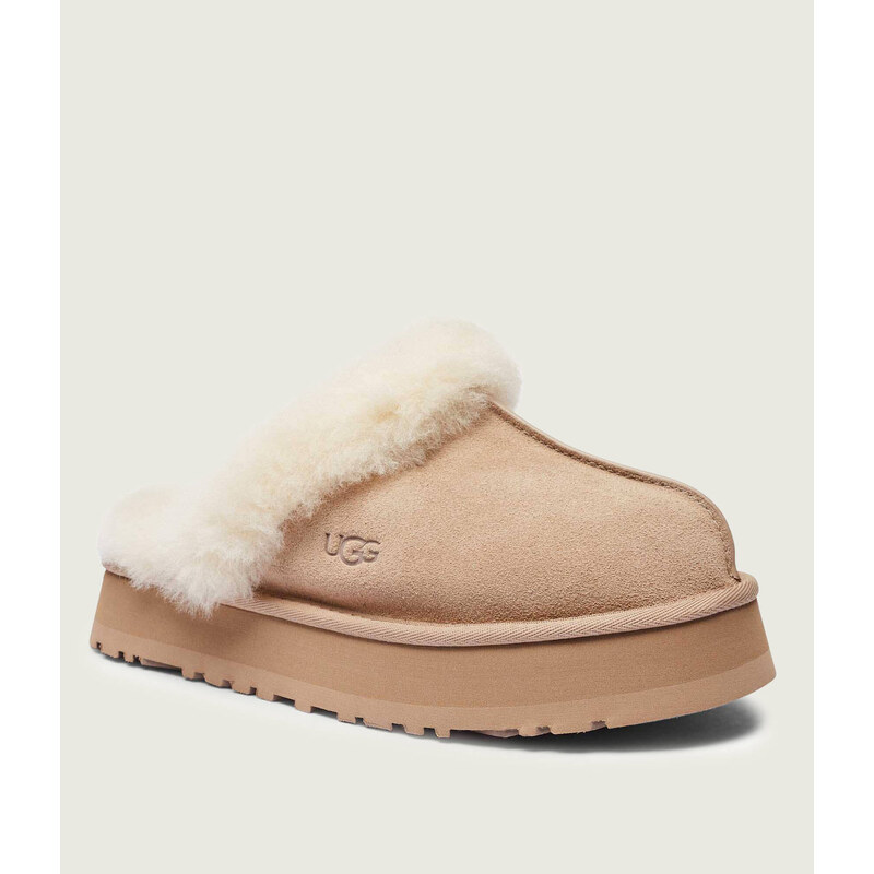UGG Domácí obuv DISQUETTE | shearling | semiš 105493389