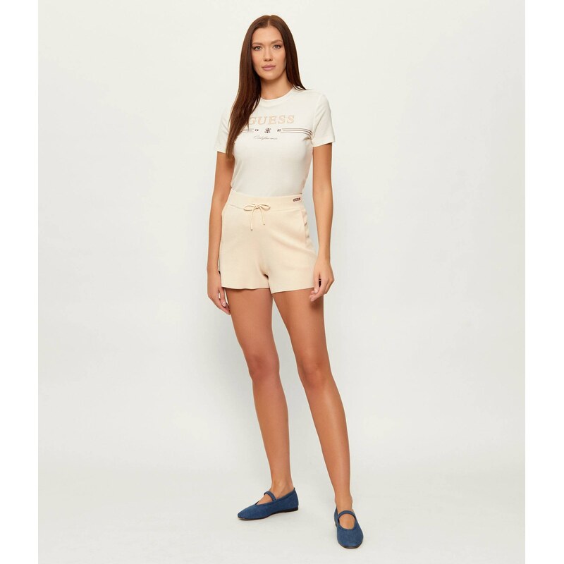 Tommy Hilfiger Džínové baleríny s přídavkem kůže