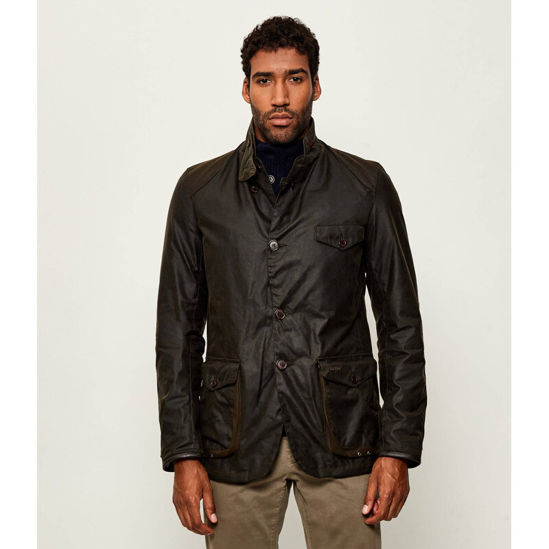 Barbour Bunda Beacon | Slim Fit s přídavkem kůže 108117423