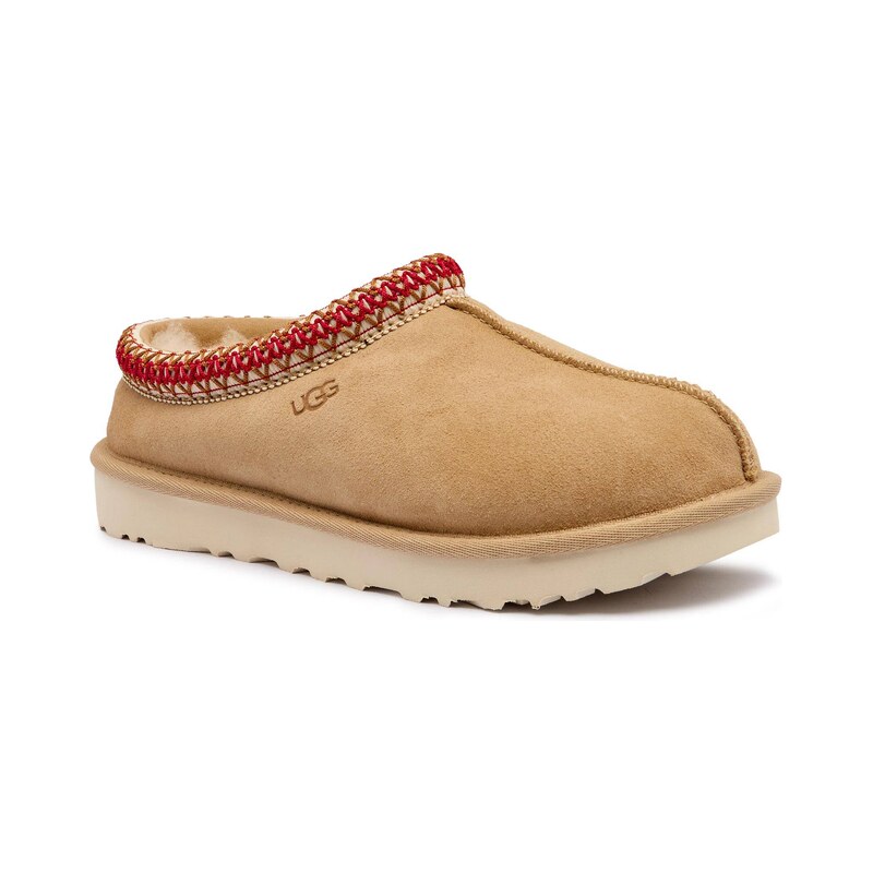 UGG Pantofle typu mules W TASMAN II | s příměsí vlny | semiš 107575041