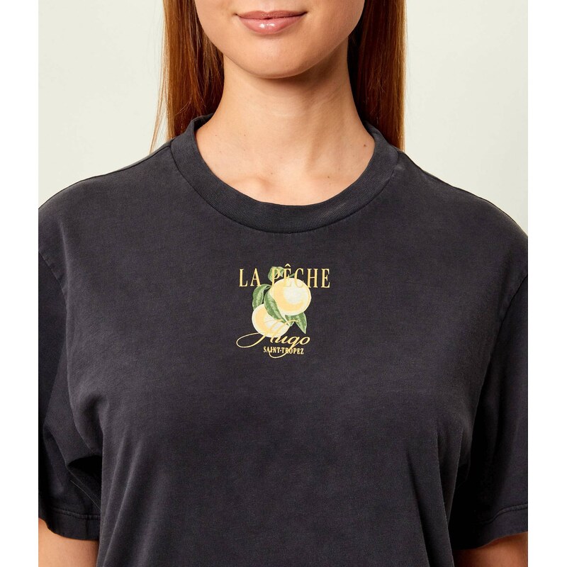 HUGO Tričko Vintage Tee_24 | regular fit
