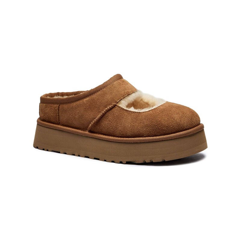 UGG Pantofle typu mules W Bea Mary Jane | s příměsí vlny | semiš 112884784