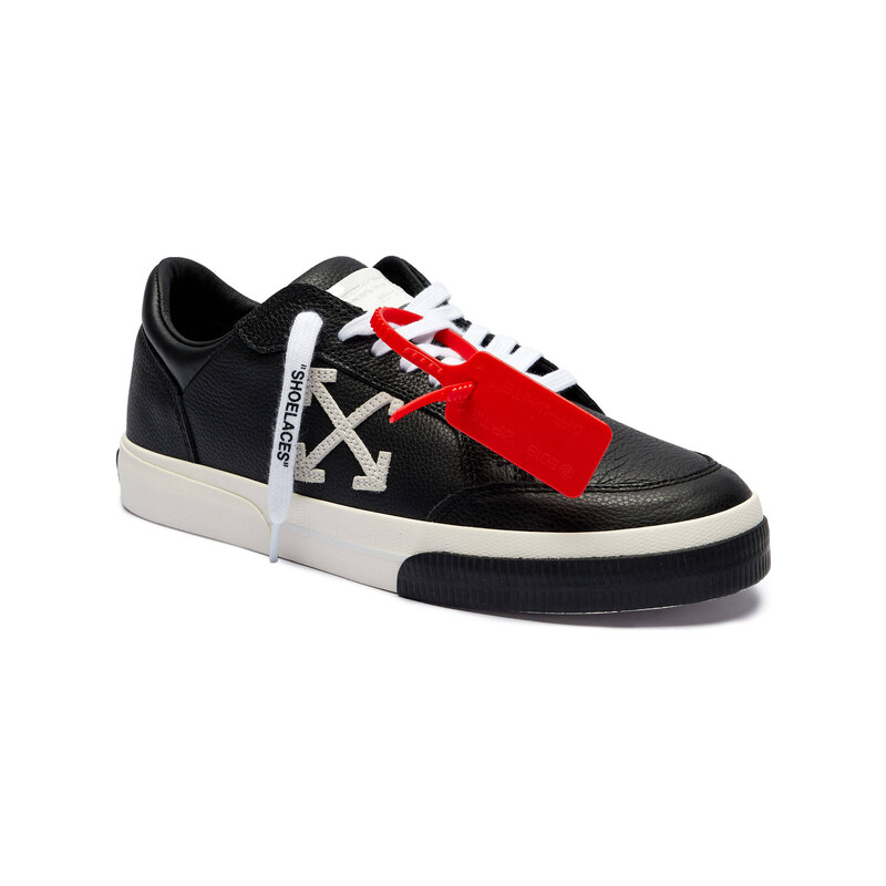 OFF-WHITE Kůžoné tenisky NEW LOW VULCANIZED