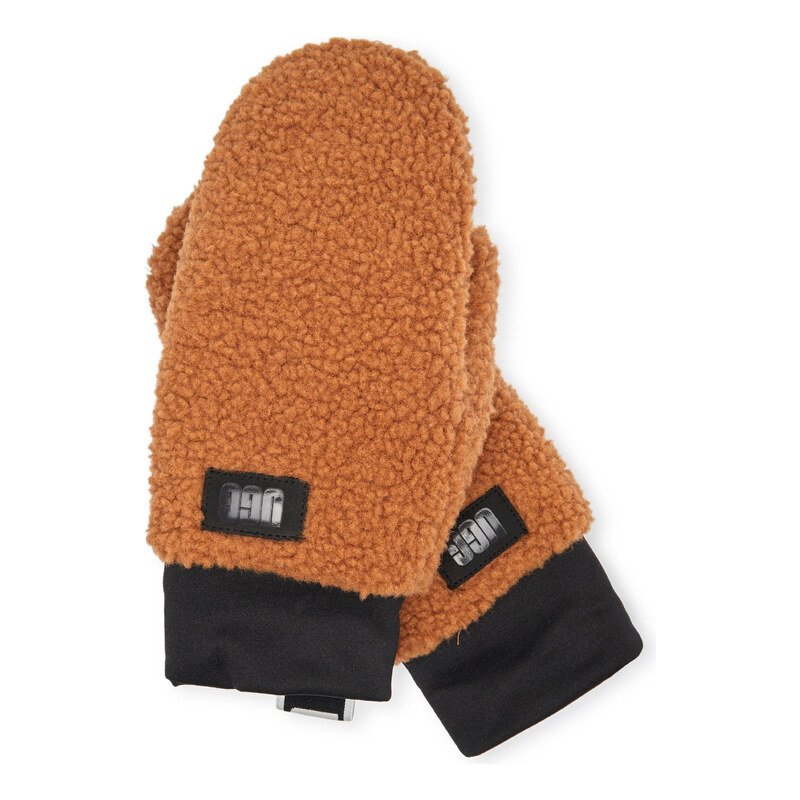 UGG Rukavice fluff s přídavkem kůže 102272557