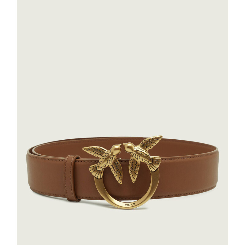 Pinko Kůžoný opasek LOVE BERRY H4 BELT VITELLO SET 113359333