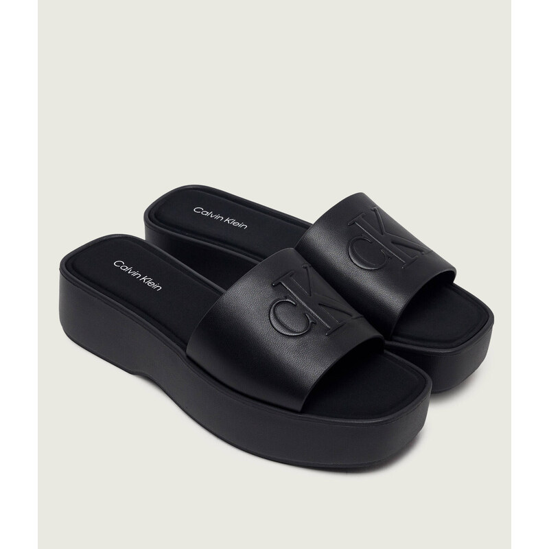 Calvin Klein Kožené pantofle