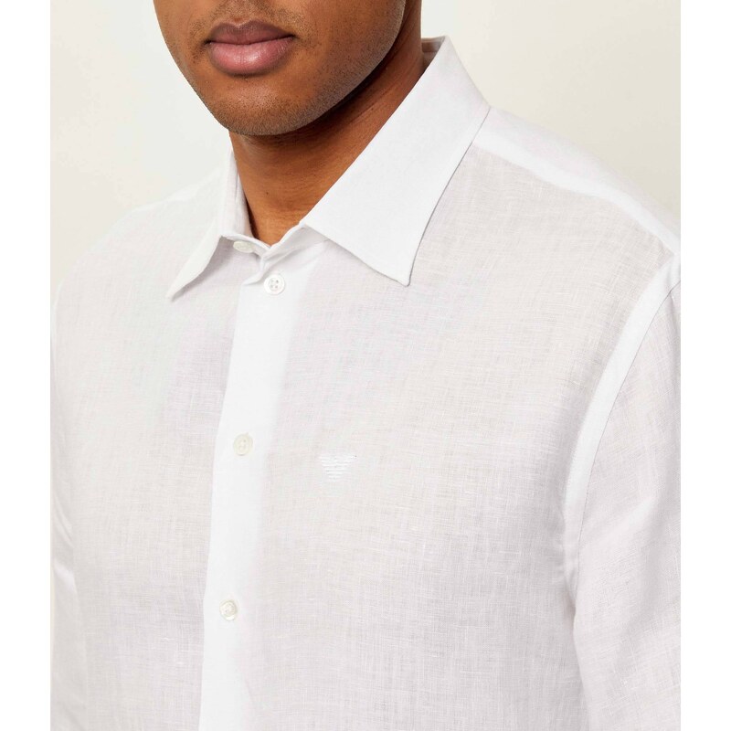 Emporio Armani Lněná košile | regular fit
