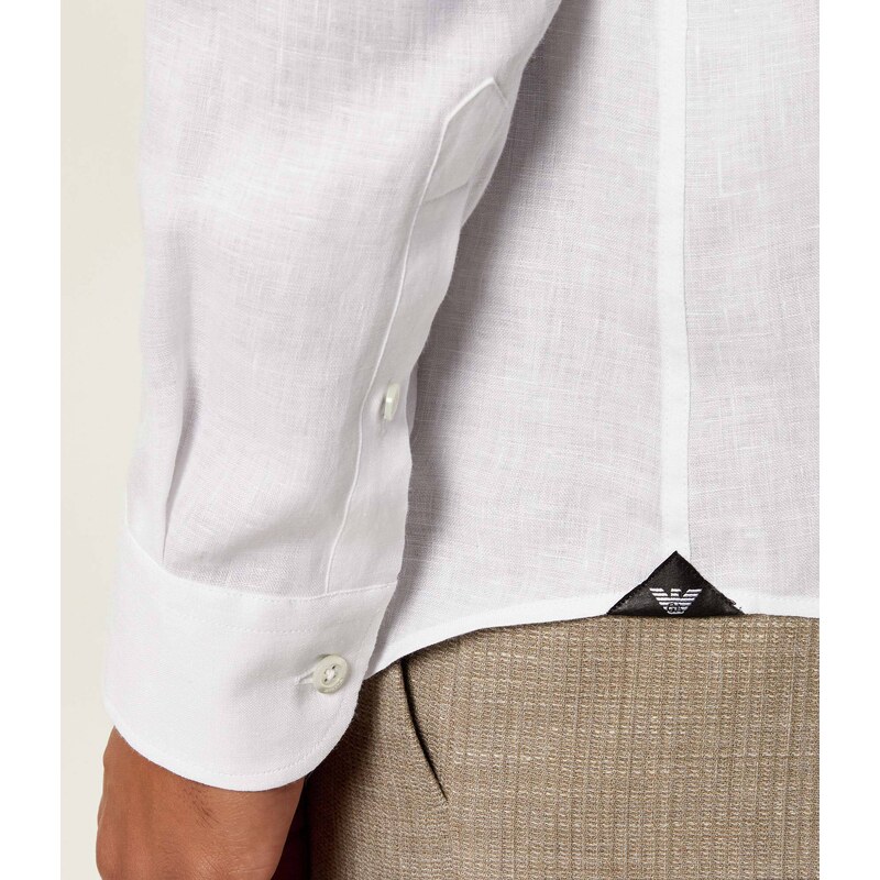 Emporio Armani Lněná košile | regular fit
