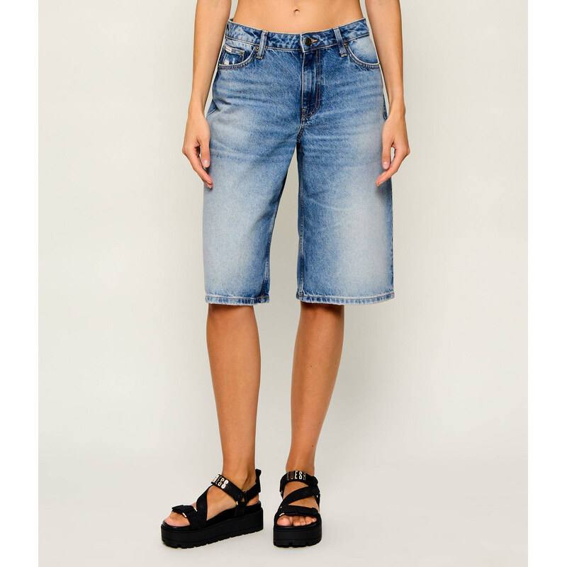 Guess Jeans Džínové bermudy | Loose fit