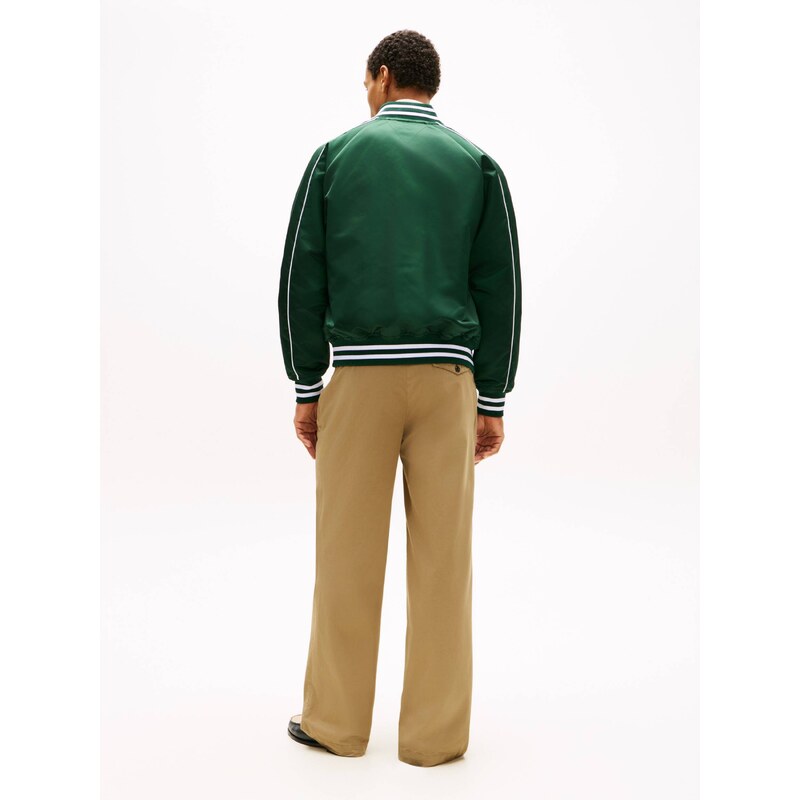 Tommy Hilfiger Saténová bunda bomber VARSITY | Loose fit