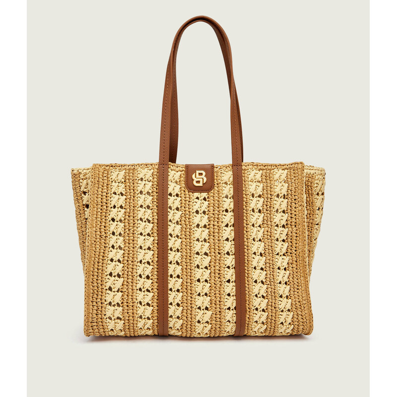 BOSS BLACK Kabelka shopper BEYOND s přídavkem kůže 114779085