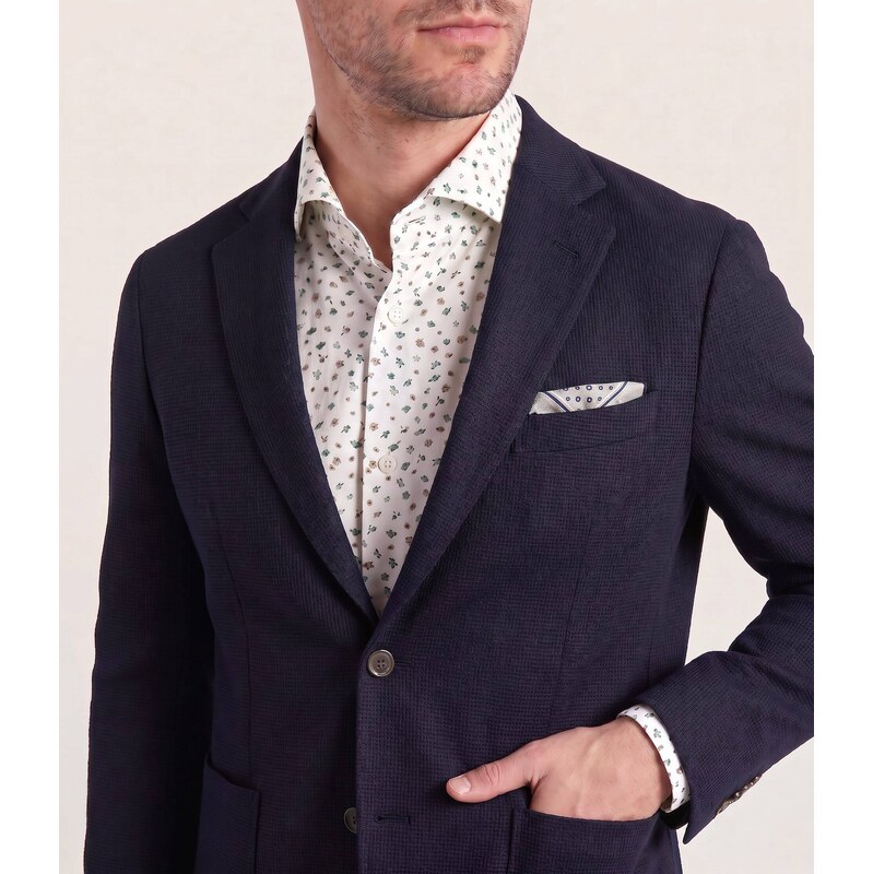 BOSS BLACK Hedvábná kapesníček H-POCKET SQ. ONE