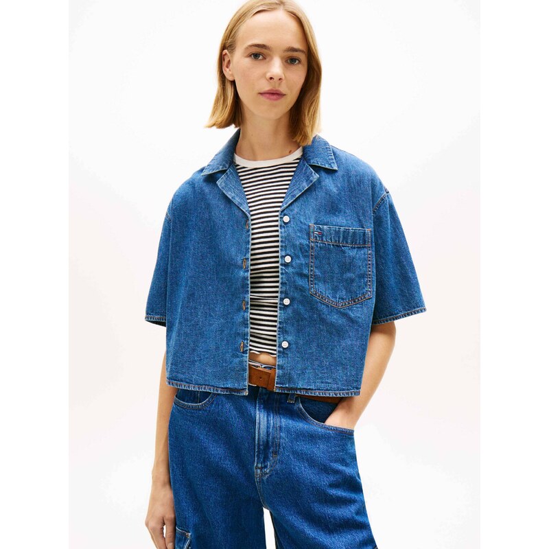 Tommy Jeans Košile CHAMBRAY | Loose fit 114710455