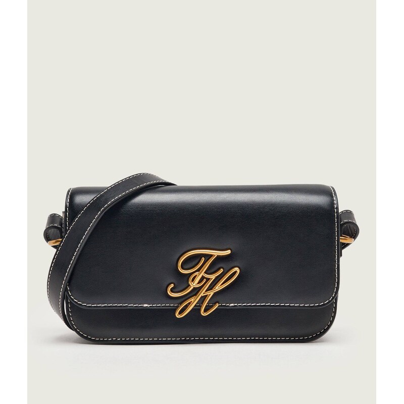 Tommy Hilfiger Kožená kabelka na rameno
