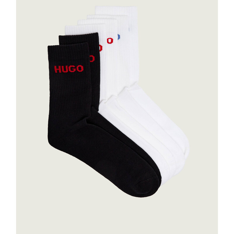 Hugo Bodywear Ponožky 6-pack QS RIB LOGO CC