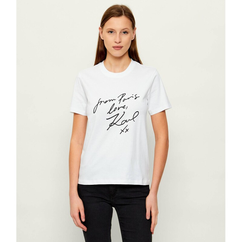 Karl Lagerfeld Tričko With love | regular fit