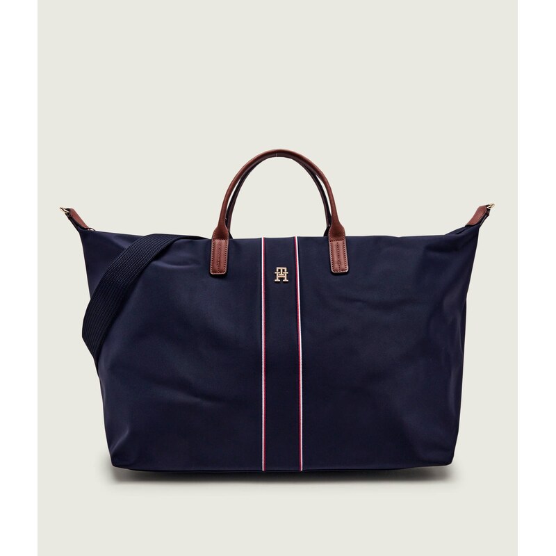 Tommy Hilfiger Cestovní taška s přídavkem kůže