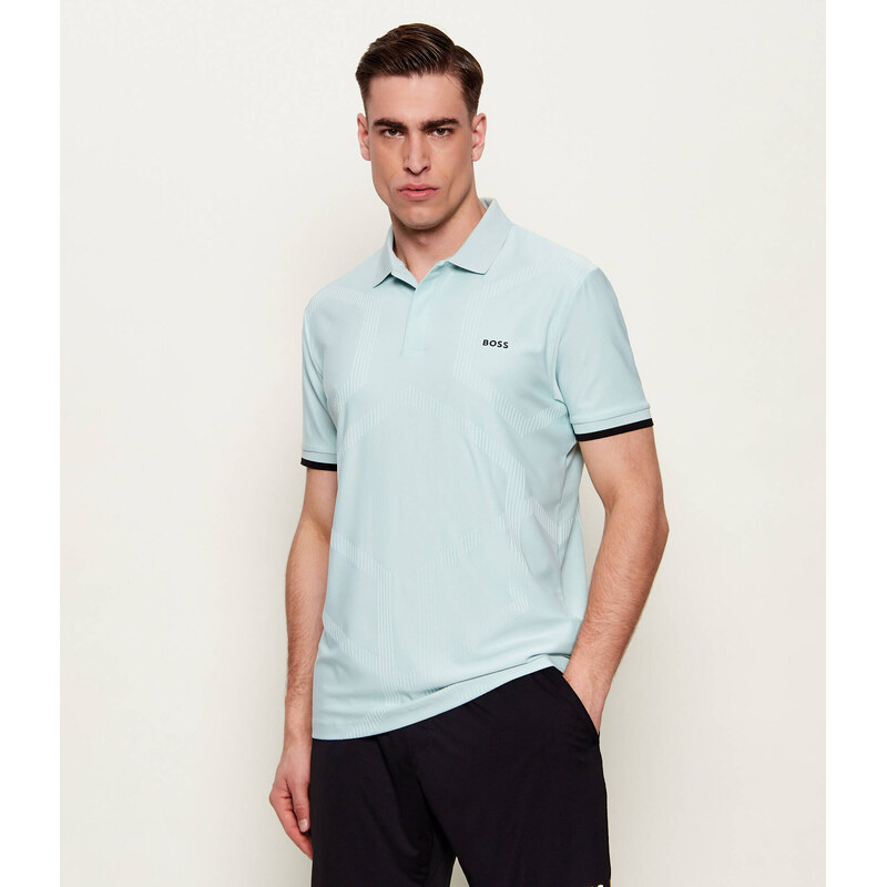 BOSS GREEN Polokošile PL_GOC Chip Hexa | regular fit | stretch