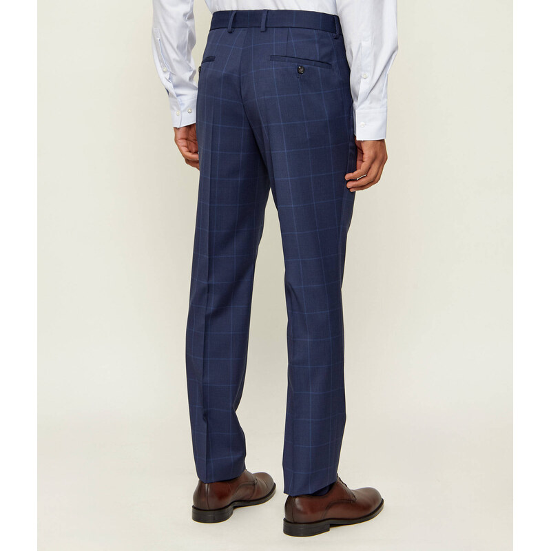 BOSS BLACK Vlněný oblek H-Huge-2Pcs-Peak-253 | Slim Fit