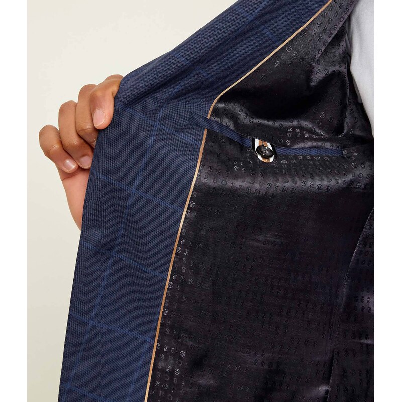 BOSS BLACK Vlněný oblek H-Huge-2Pcs-Peak-253 | Slim Fit