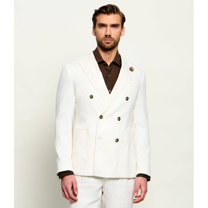 Joop! Sako Heazy | Slim Fit přidáním lnu