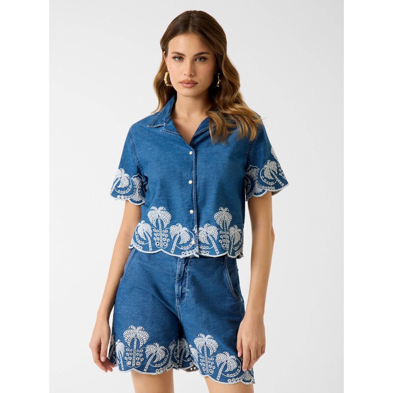 GUESS Džínová košile PETRA | regular fit 115543656