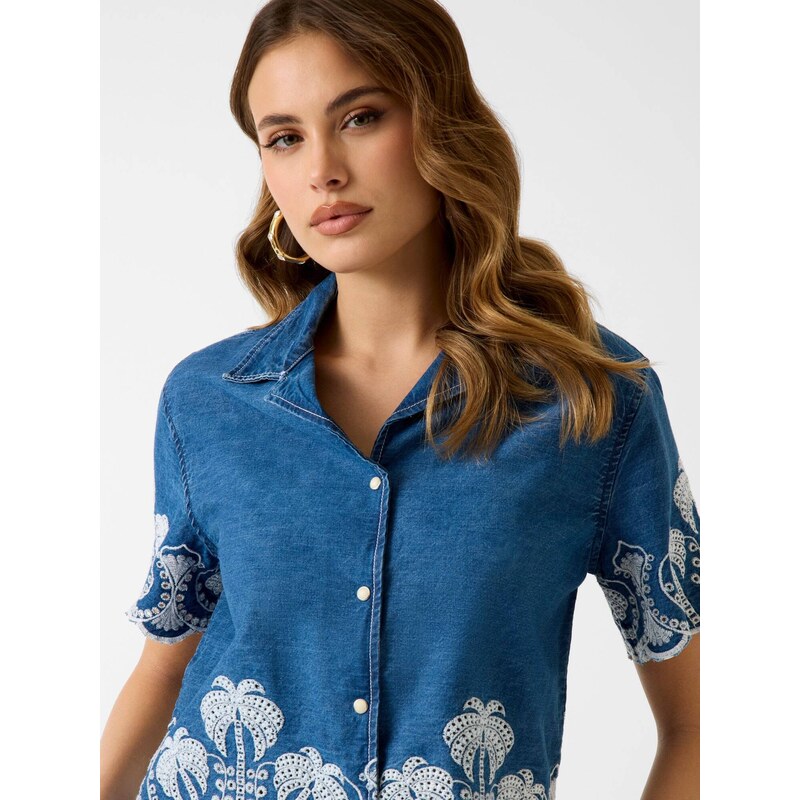GUESS Džínová košile PETRA | regular fit
