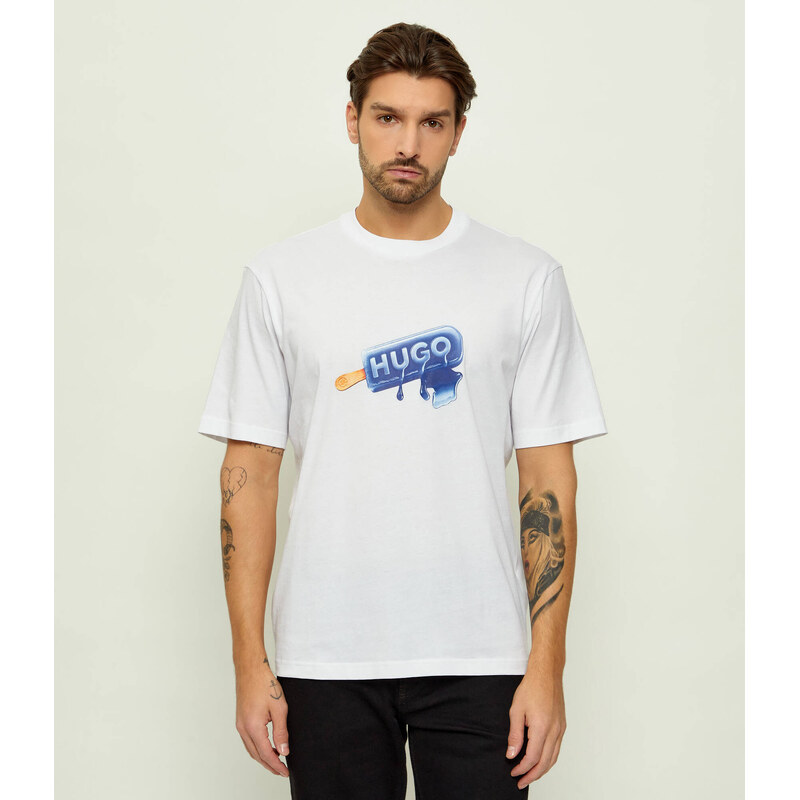 Hugo Blue Tričko Noglasy | regular fit