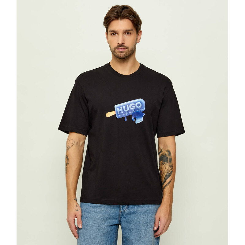 Hugo Blue Tričko Noglasy | regular fit