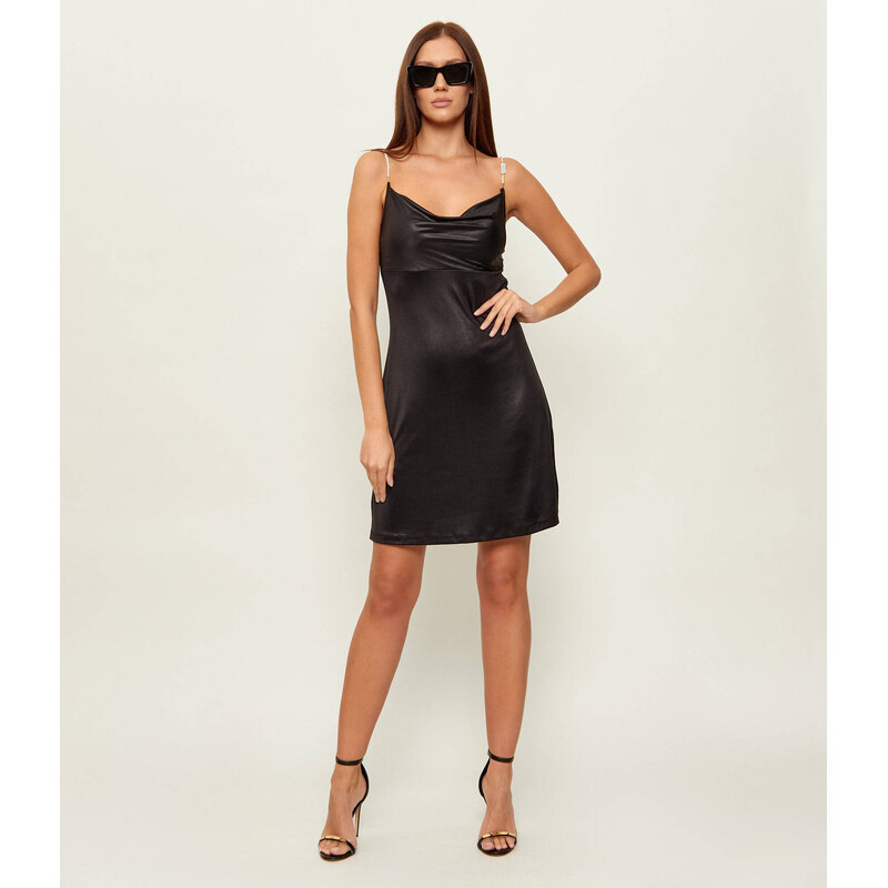 Versace Jeans Couture Saténová šaty FLUIDO SHINY