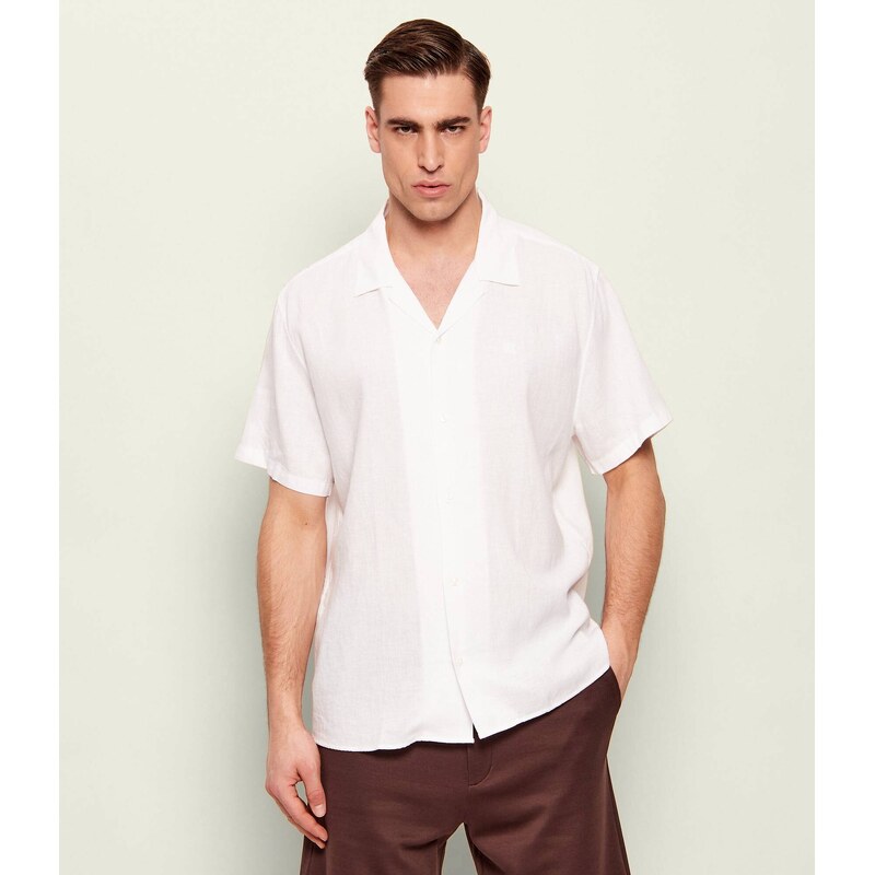 Calvin Klein Lněná košile | Classic fit