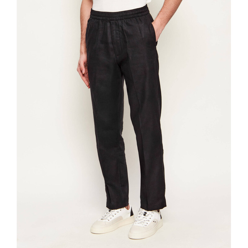 Calvin Klein Lněné kalhoty | Straight fit