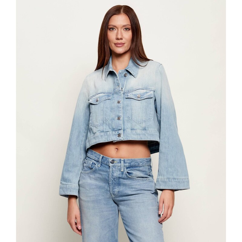 DONDUP - made in Italy Džínová bunda | Cropped Fit 113619385