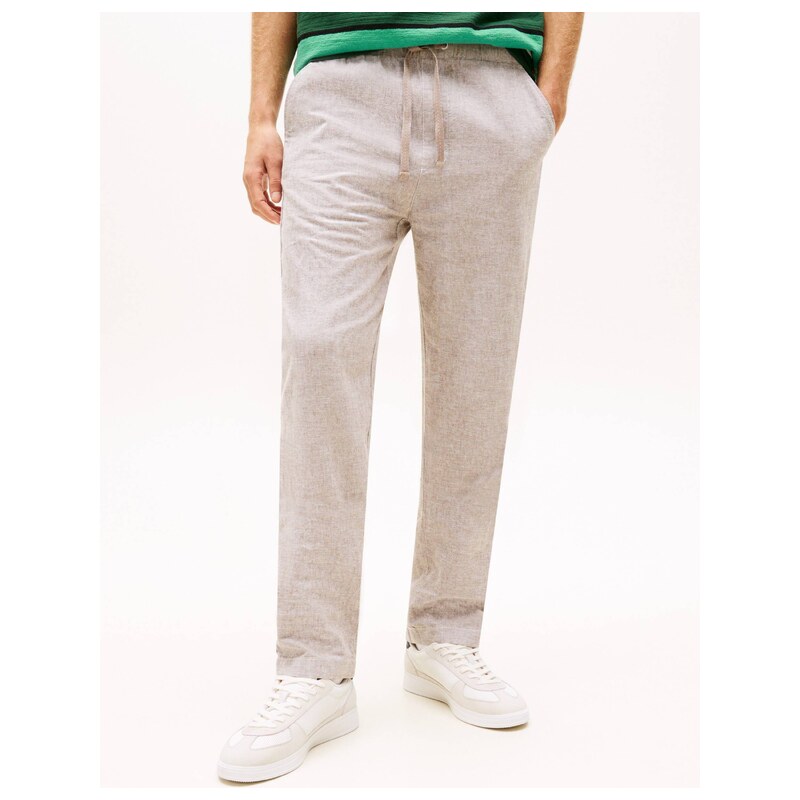 Tommy Jeans Lněné kalhoty chino SONNY | Tapered fit