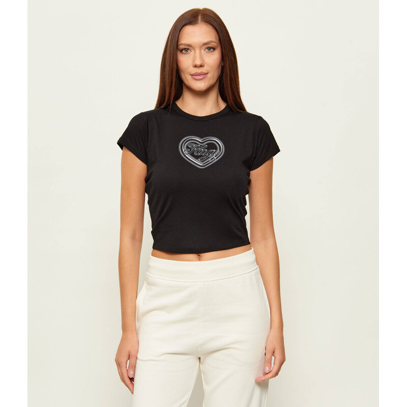 Hugo Blue Tričko Dichroma_B | Cropped Fit