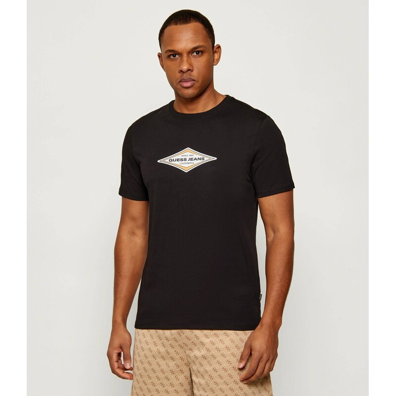 Guess Jeans Tričko DIAMOND | Slim Fit