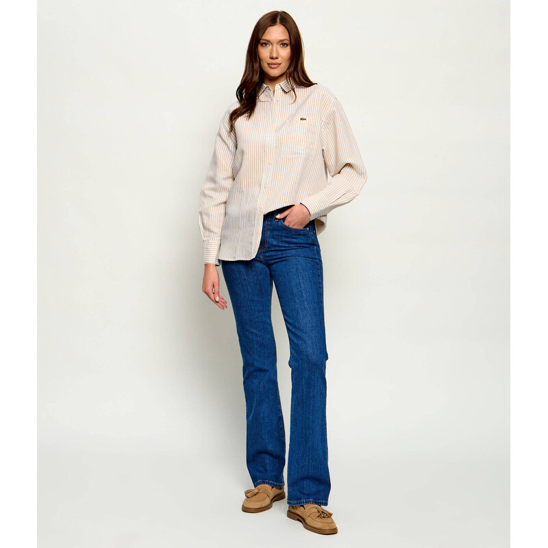 Lacoste Lněná košile | Oversize fit