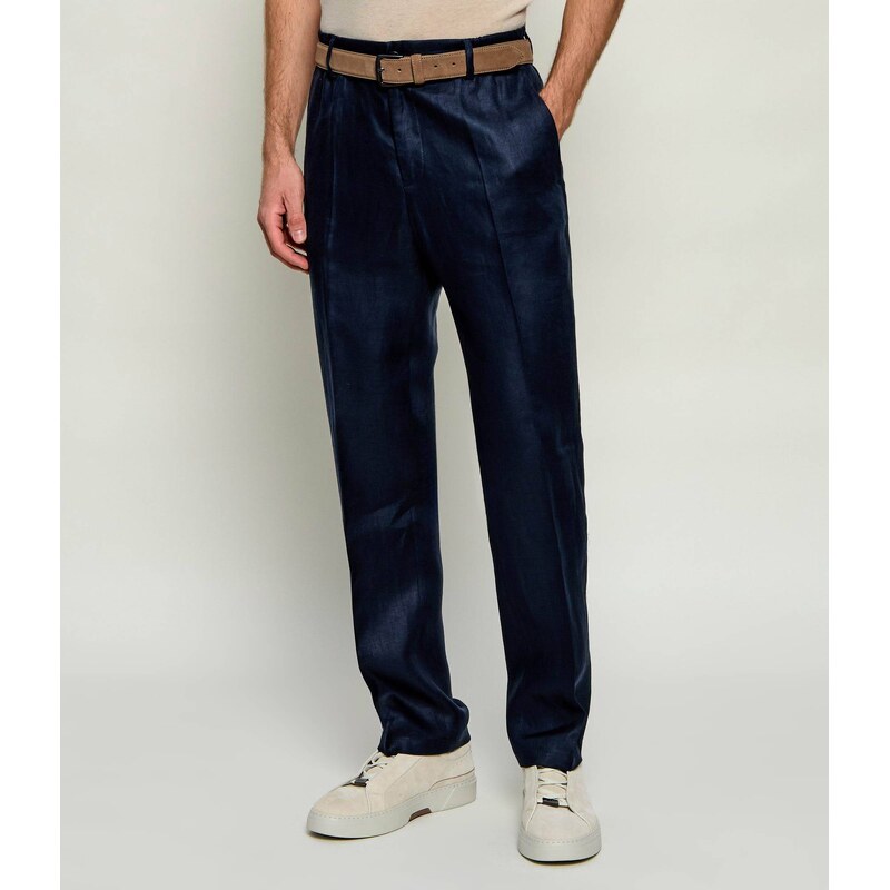 Drykorn Lněné kalhoty chino GARONA_B | Relaxed fit