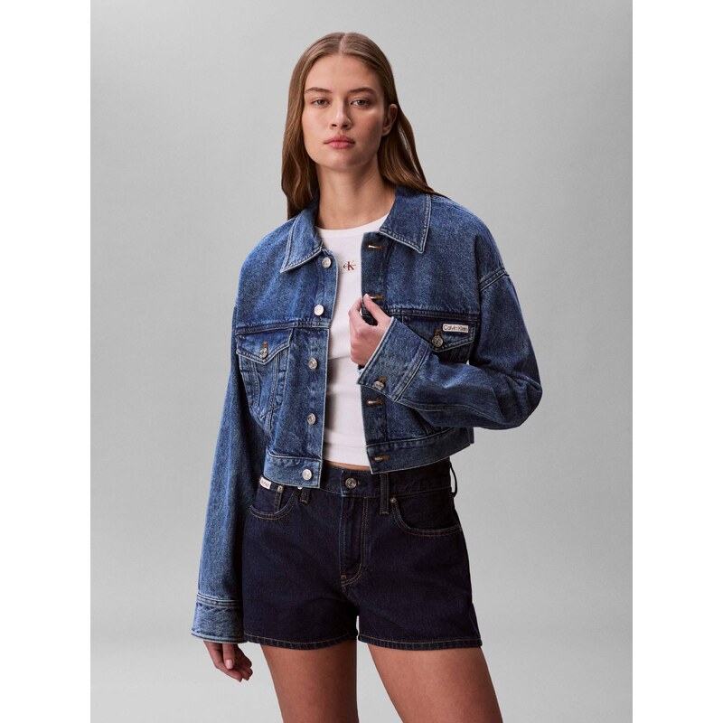 Calvin Klein Jeans Džínová bunda | Cropped Fit