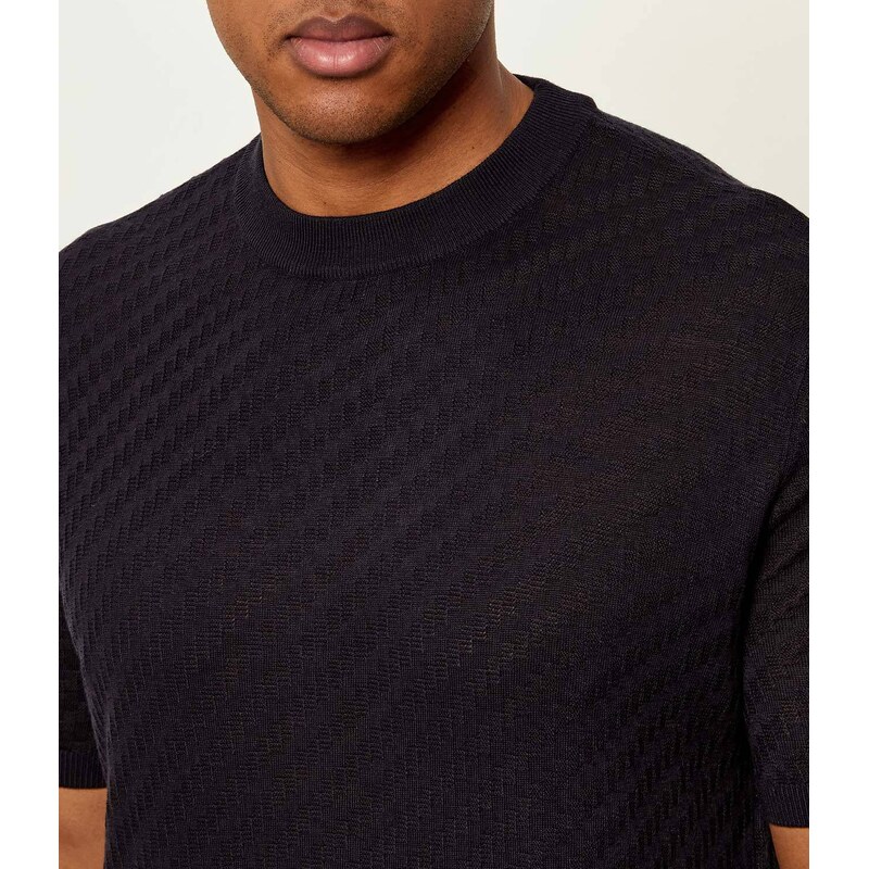 Emporio Armani Svetr | Slim Fit | s příměsí vlny
