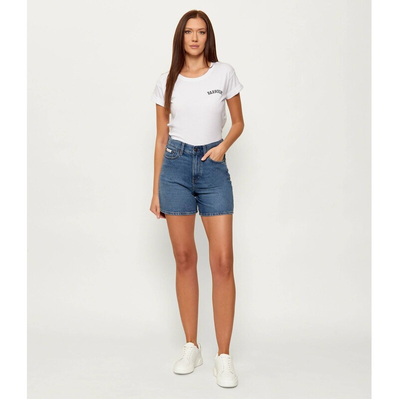 Calvin Klein Jeans Džínové šortky A-LINE | Slim Fit | high rise