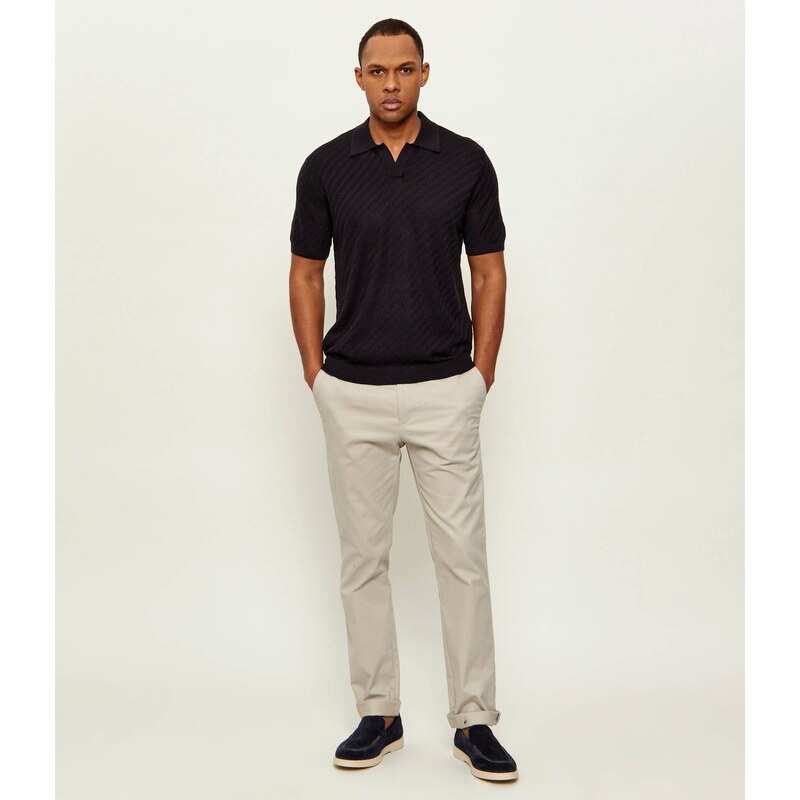 Emporio Armani Polokošile | regular fit | s příměsí vlny