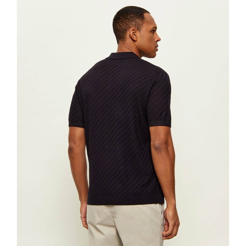 Emporio Armani Polokošile | regular fit | s příměsí vlny
