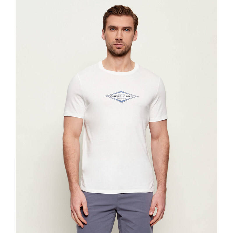Guess Jeans Tričko DIAMOND | Slim Fit